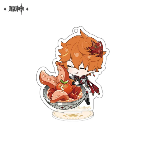 GI Delicious Party Themed Series Mini Character Acrylic Stand - Tartaglia