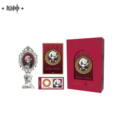 GI FES 2026 Series Wax Seal Stamp Gift Box - Arlecchino