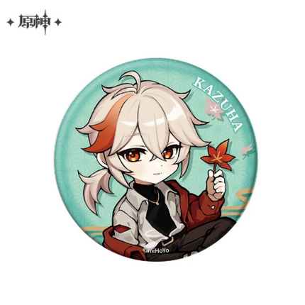 GI Field Trip Themed Series Chibi Badge - Kaedehara Kazuha