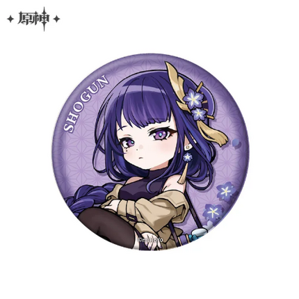 GI Field Trip Themed Series Chibi Badge - Raiden Shogun