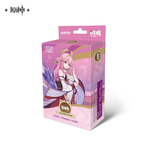 GI Genius Invokation TCG Preset Deck Vol.3 - Yae Miko|Millennial Pearl Seahorse|Maguu Kenki