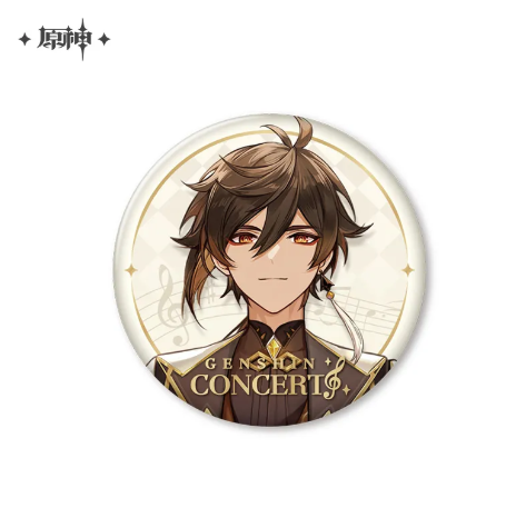 GI Melodies of an Endless Journey Series Character badge-Zhongli