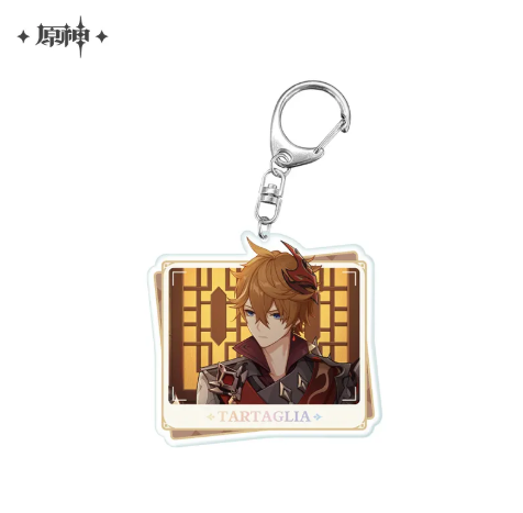 GI Character Teaser Series Acrylic Keychain - Tartaglia