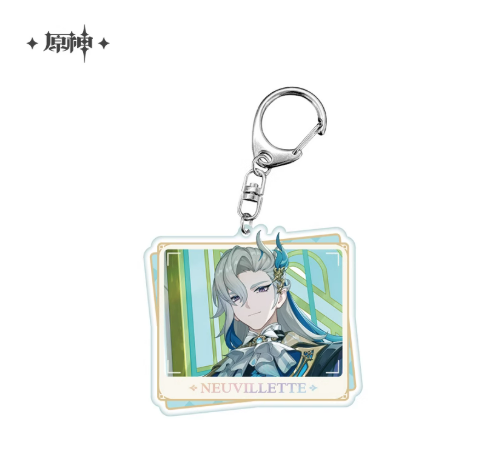 GI Character Teaser Series Acrylic Keychain - Neuvillette