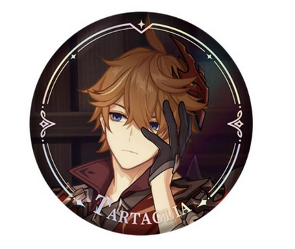 GI Character Teaser Series Badge - Tartaglia