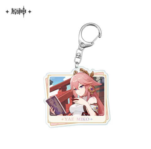 GI Character Teaser Series Acrylic Keychain - Yae Miko