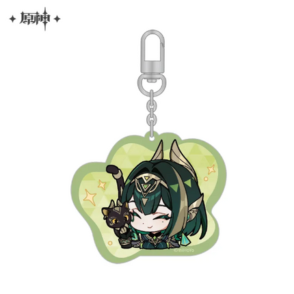 GI Chibi Emotes Series Acrylic keychain - Nefel