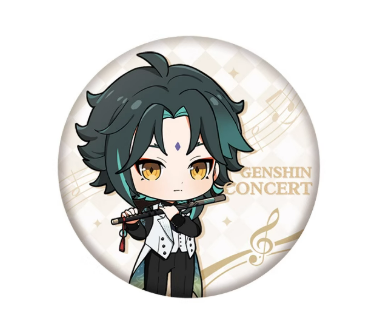 GI Melodies of an Endless Journey Series character Chibi badge-xiao