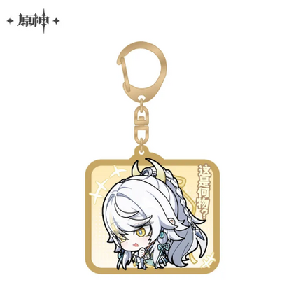 GI Chibi Emotes Series Acrylic keychain - Zibai