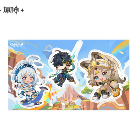 GI Blaze to Natlan Series Chibi Refrigerator Magnet