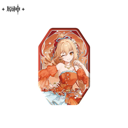 GI Resplendent Feast Series Embossed Reflective Badge - Yoimiya