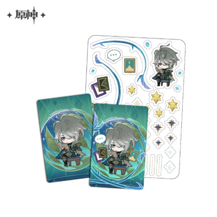GI Starlit Letter Series Collector Card Set - Alhaitham