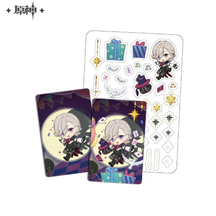 GI Starlit Letter Series Collector Card Set - Lyney
