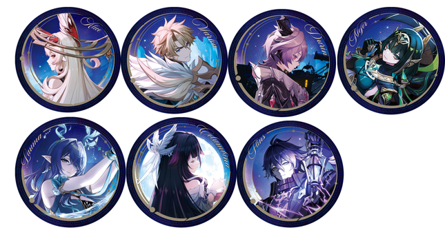 GI Teyvat Goods Pop-Up Tour Series Ceramic Coaster Blind Box - Single Box