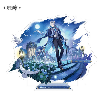 GI Teyvat Style Character Stand - Melusent Gift - Neuvillette