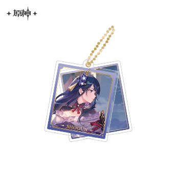 GI Genshin Impact Themed Series Double Layer Acrylic Hangable -Raidon Raiden Shogun